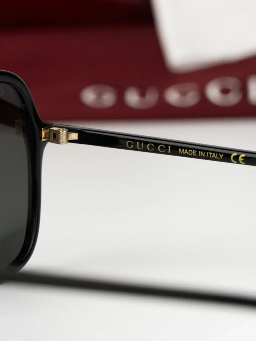 Gucci Men Sunglasses Black Grey Pilot Oversized GG0545S 001 NEW AUTHENTIC